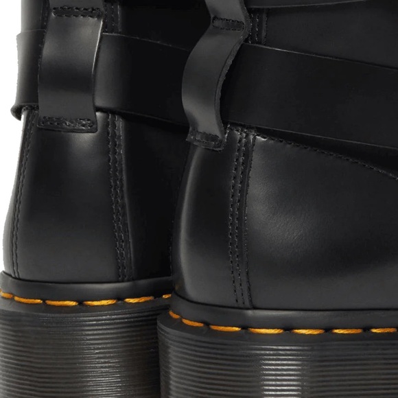 Dr. Martens Leather Harness Lace Up Boots - Picture 4 of 10